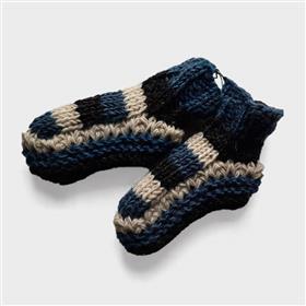 Hand Knit Wool Socks - Fleece Lined (HWS-1-4)