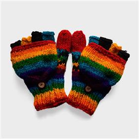 Fingerless Woolen Gloves with Cover (HFG-1-2)