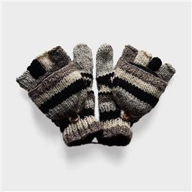 Fingerless Woolen Gloves with Cover (HFG-1-3)