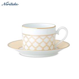 Noritake Eternal Palace Tea Cup and Saucer - Carmel - with Gift Box
