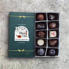 Belgian Truffles with Bhai Tika Greetings (10 pcs)