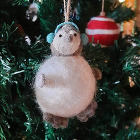 Felt Penguin Christmas Decoration