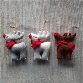 Christmas Decoration Trio - The Reindeer