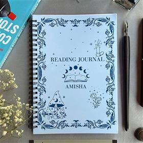 Reading Journal Blue - by Lets Organize