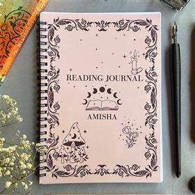 Reading Journal Peach - by Lets Organize