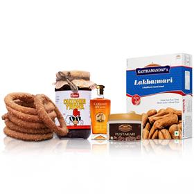 Tamu Lhosar Gifts Combo - Chicken Tadka Chatni and Pustakari