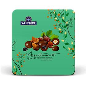 Sapphire Assorted Nut Chocolates - Almonds, Hazelnuts & Raisins (200 g)