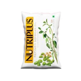 Nutriplus Refined Soyabean Oil (5 Pouch) (1 L)