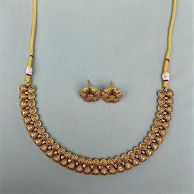 Pure Brass Made Neckpiece Set (40061/89)