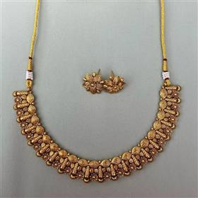 Pure Brass Made Neckpiece Set (40067/101)