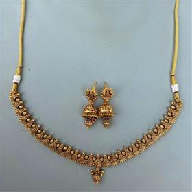 Pure Brass Made Neckpiece Set (4066-76)