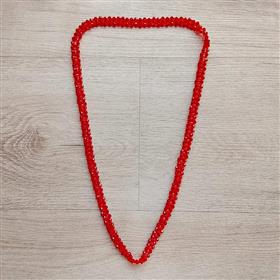Bright Red Festive Potey Necklace