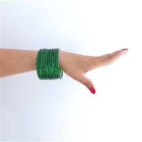 Dark Green Bangles (Set of 12)