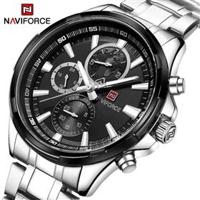 NaviForce Men's Watch NF9089 - Black/Sliver