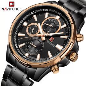 NaviForce Men's Watch NF9089 - RoseGold/Black