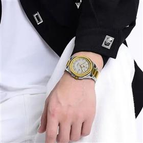 NaviForce Men's Watch NF9212 - Silver/Gold