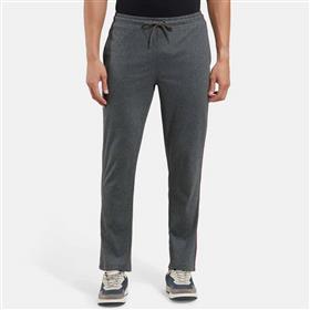 Jockey Track Pants - Charcoal Melange & Shanghai Red #9500