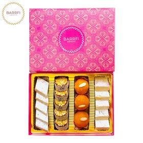 4 Line Mix Sweet Box (500 g) from Barrfi Sweets