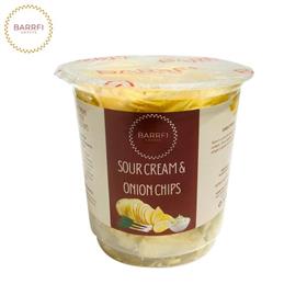 Sour Cream & Onion Potato Chips (120 g) from Barrfi Sweets