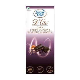 D'lite Sugarfree Crispy Quinoa & Roasted Almonds 50% Dark (80 g)