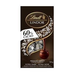 Lindt Lindor 60% Cacao Dark Chocolate Truffles (150 g)