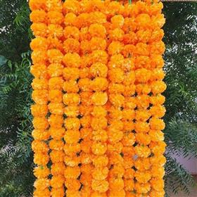 Sayapatri (Marigold) Decorative Strands (5 Strands)