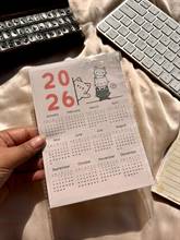 Kitty Love Sticker Calendar 2026
