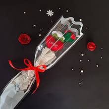 Red Floral Love Crochet Flower