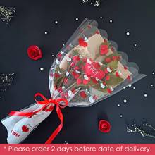 Red Maya Crochet Bouquet