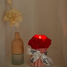Classic Rose Glow Jar Candle from Saint Candles