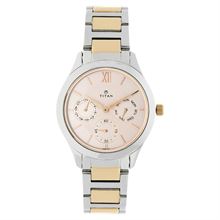 Titan Stainless Steel Strap Watch for Women - 2570KM01