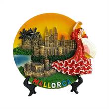 Yellow Mallorca Commemorative Plate