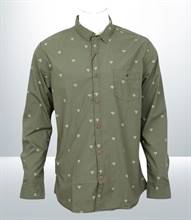 Kilometer Casual Full Shirt (KMQL032) - Green