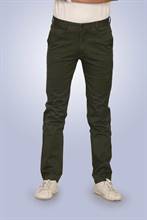 Kilometer Cotton Chinnos Pant KM17025 Dark Green