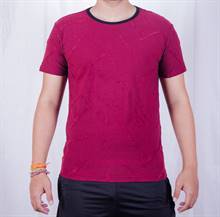 KILOMETER Round Neck T Shirt KM MT001 Red