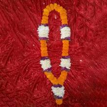 Bhai Tika Sayapatri Mala with Makhamali and Godawari Phool 