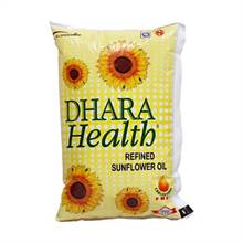 Dhara Health Refined Sunflower Oil (1 L)