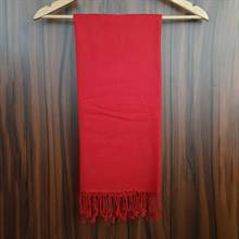 Red Twill Pashmina Shawl