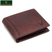 WildHorn Nepal Genuine Leather Wallet (WH 1173 Crackle Brown)