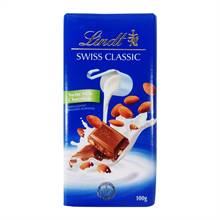 Lindt Milk Chocolate with Gently Roasted Almonds (100 g)