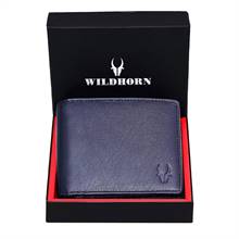 WildHorn Nepal Genuine Leather Wallet (WH 2083 Blue)