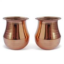 Copper Amkhora Kalash Jodi 3.2 inch