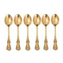 Brass Spoon Set | Set of 6