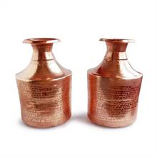 Pure Tama Puntee Gagri Set 10.5 inch | Copper Ghalcha | Kalash