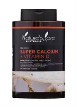 Nature's Care Super Calcium + Vitamin D (240 Chewable Tablets)