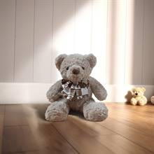 Gingerbread Brown Hallmark Teddy with White Ribbon (1.5 ft)