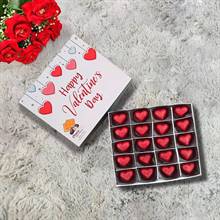 Valentine's Day Red Belgian Truffles (20 pcs)