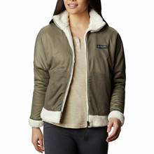 Columbia Sportswear Bundle Up™ Full Zip Fleece for Women (S) - Chalk, Stone Green