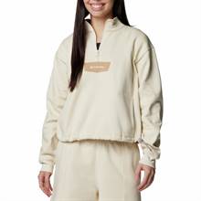 Columbia Sportswear Columbia Lodge™ Quarter Zip for Women (XS) - Chalk, Canoe