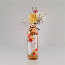 Sweet Lips Peach Raspbery Vanilla White Wine (750 ml) with Mini Floral Bouquet